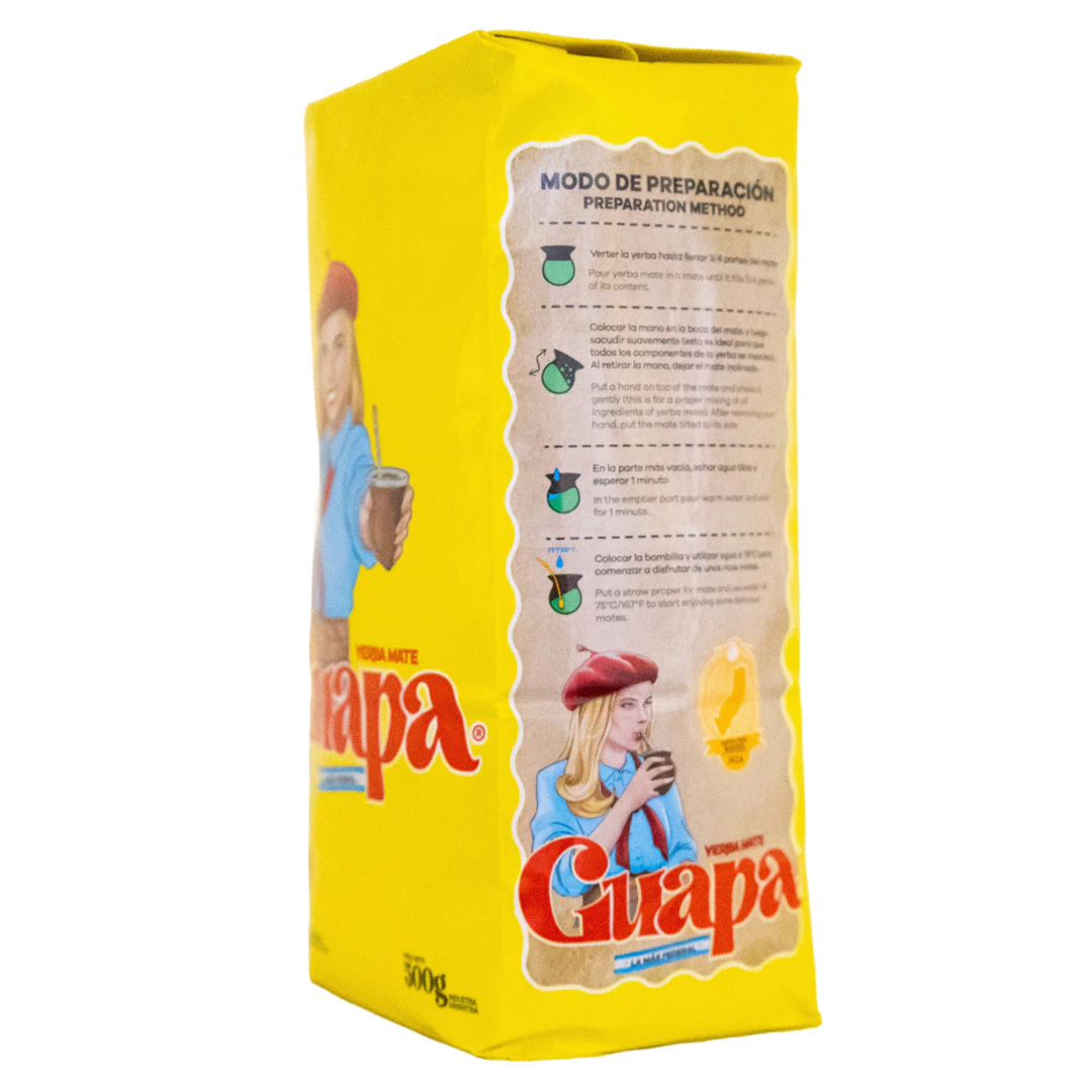 Guapa Yerba Maté Tea 500g (gyógynövényes, citrusos, lágyabb) - Image 2