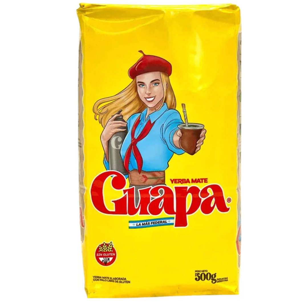 Guapa Yerba Maté Tea 500g (gyógynövényes, citrusos, lágyabb)
