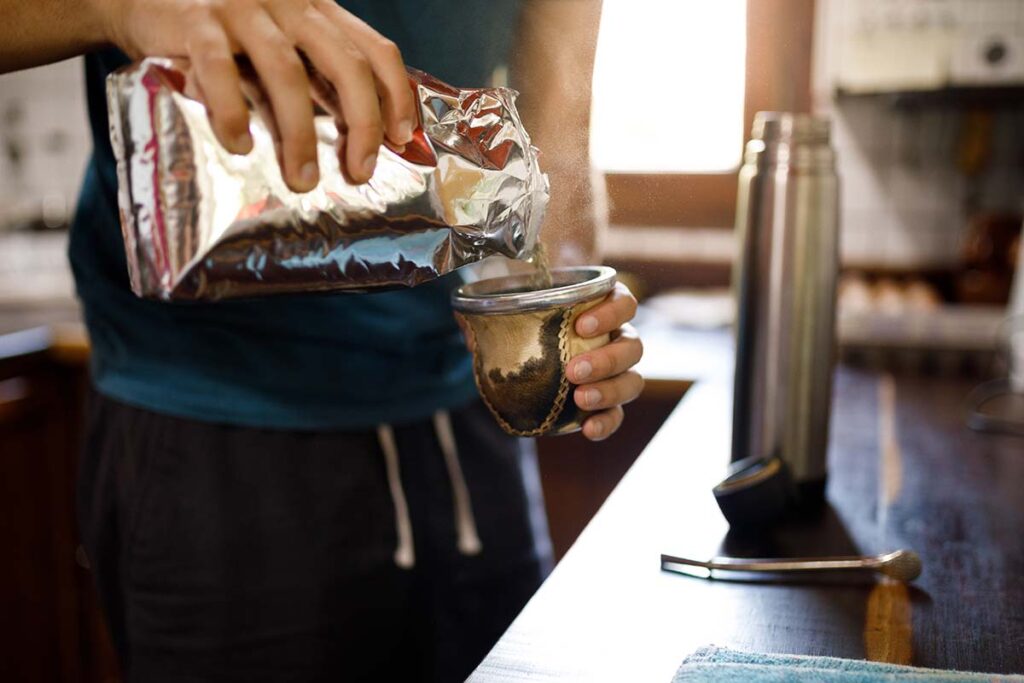 Yerba maté elkészítése lépésről lépésre