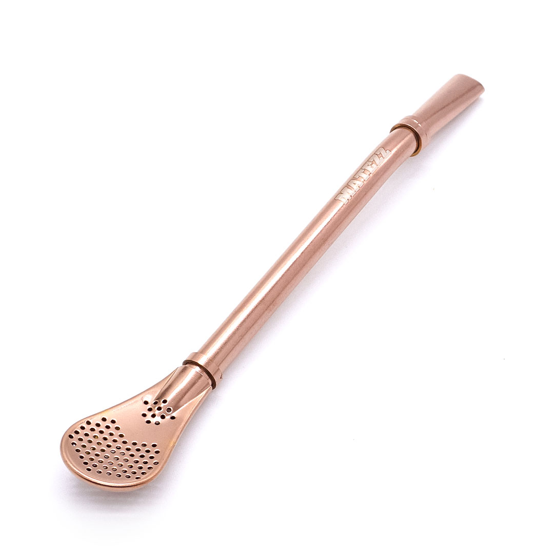 Acél Bombilla – Rose Gold (15 cm) Bombillák , yerba maté