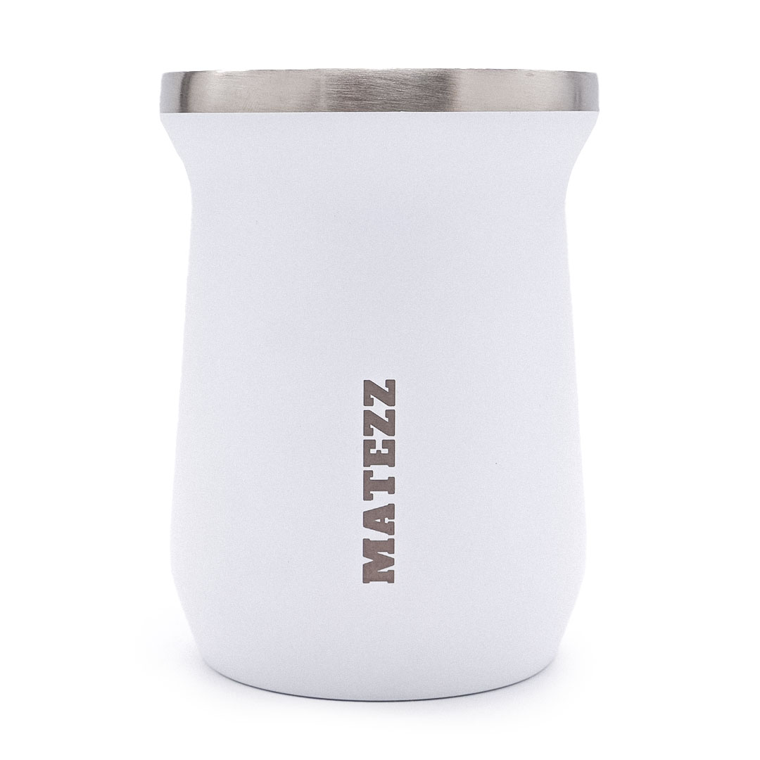 Silhouette Tumbler – Maté Tök – Világosfehér Maté Tökök , yerba maté