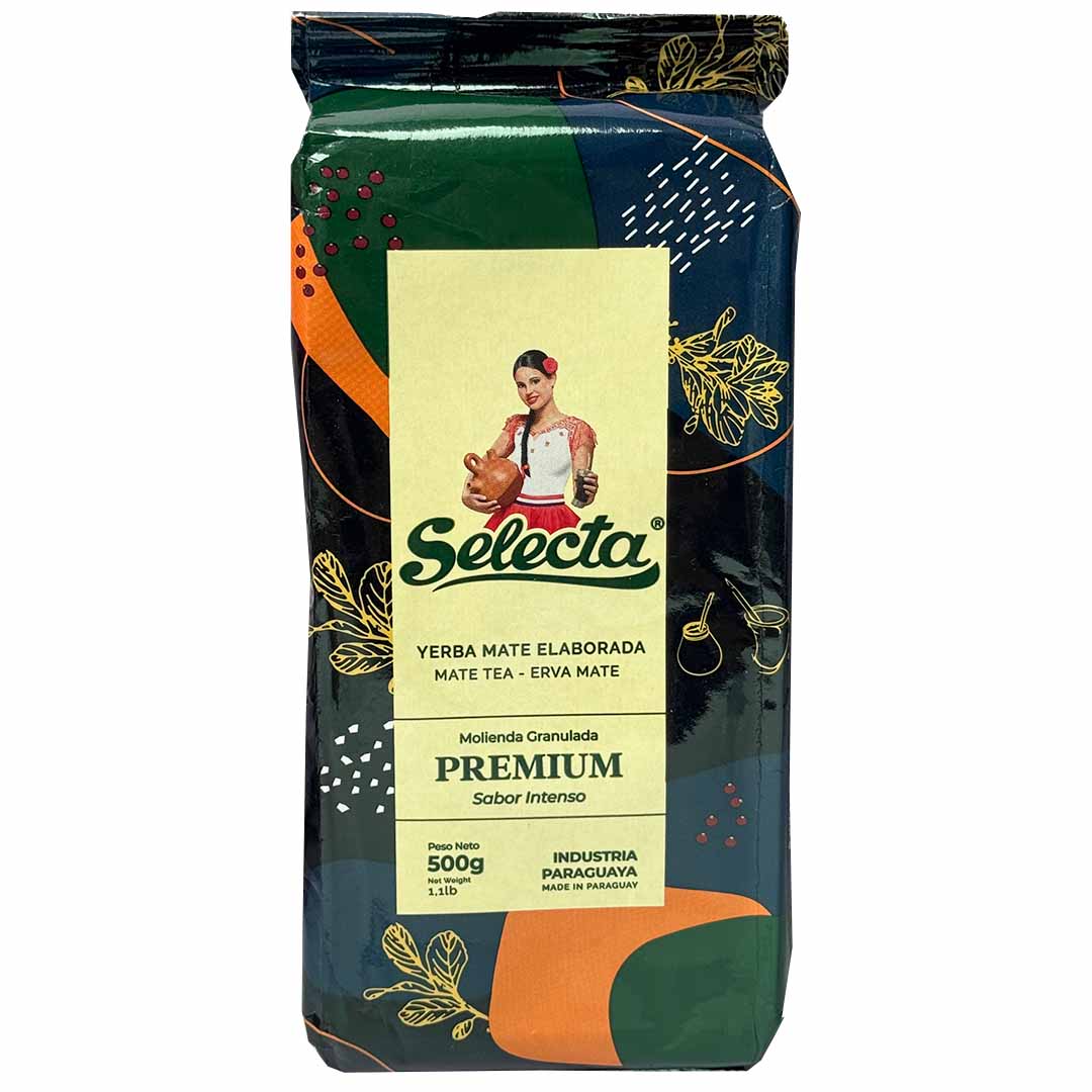 Selecta Premium Maté Tea 500g (natúr prémium maté, paraguay-i füstös)