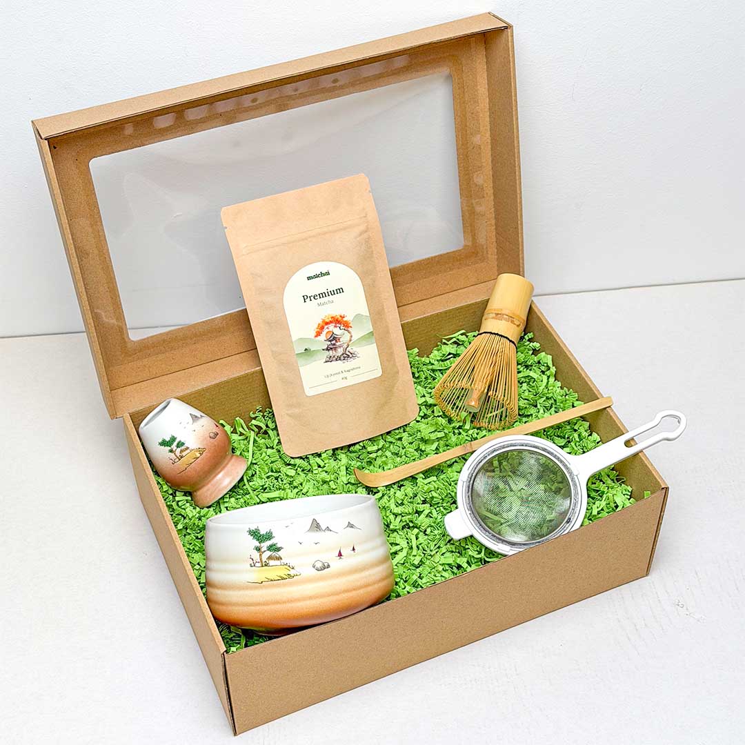 Prémium Matcha szett – választható kerámiával - Matcha szettek - termékfotó 2