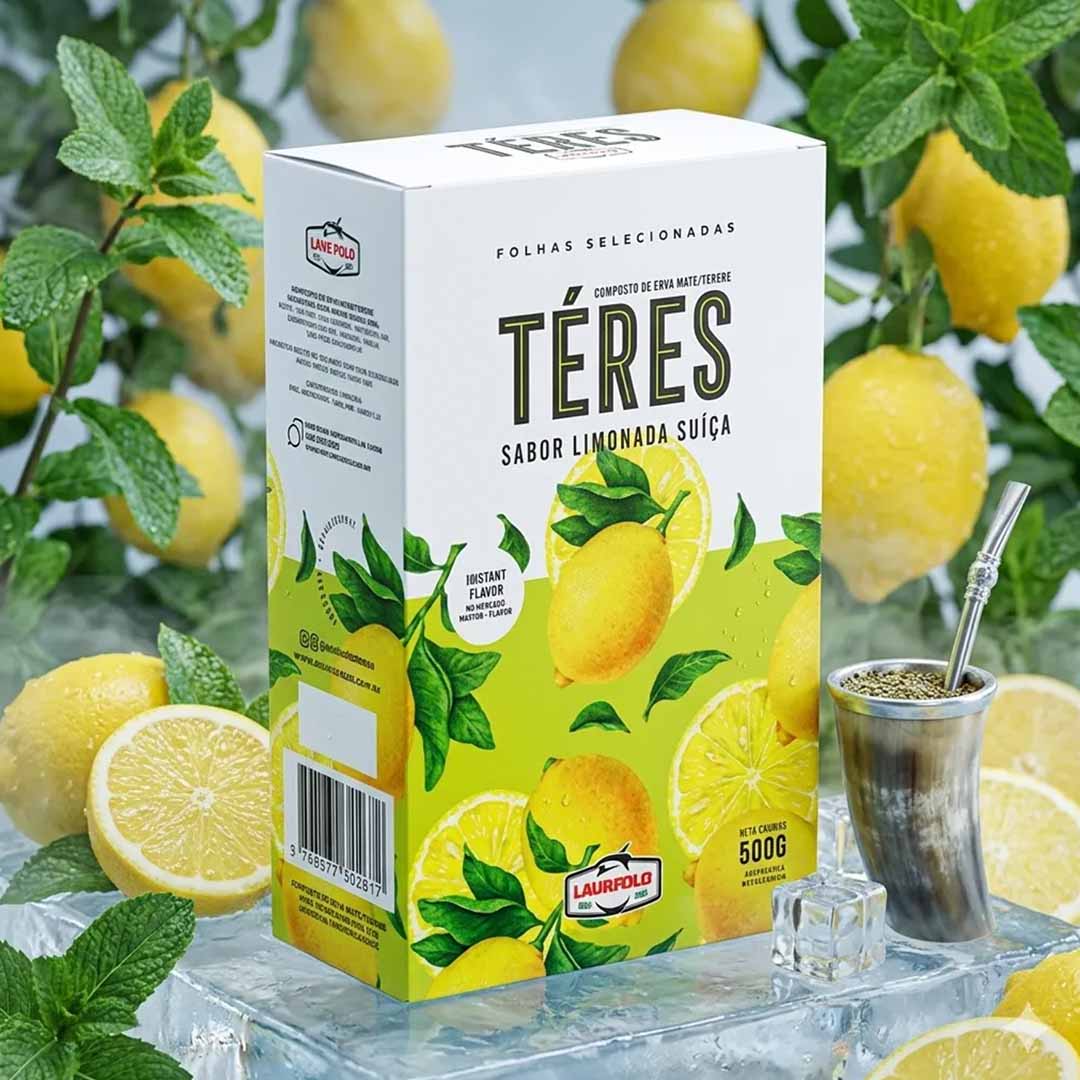 Laranjeiras Tereré Limonade Suíça Yerba Maté Tea 500g (citromos, frissítő, tereréhez) - Image 2