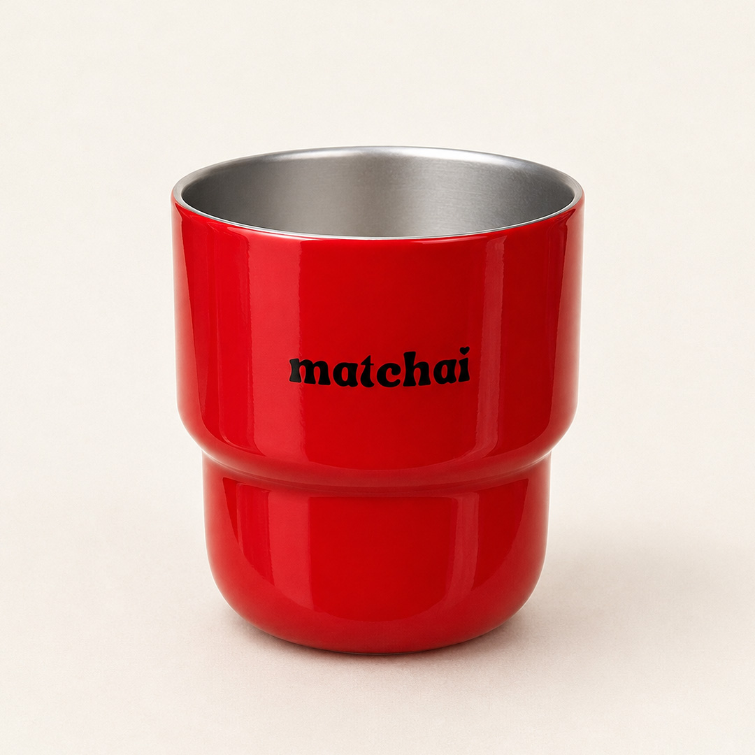 Monza vörös matcha bögre
