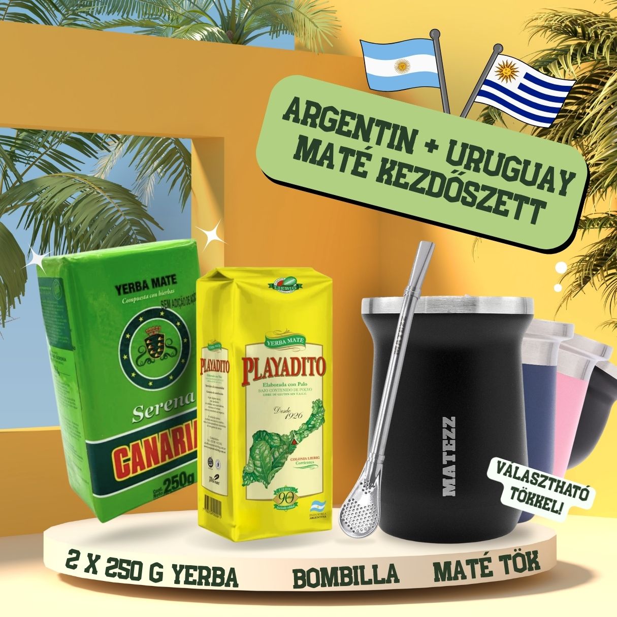 Argentin + Uruguay Kezdőszett, Acél Tökkel ("középhaladó" szint)