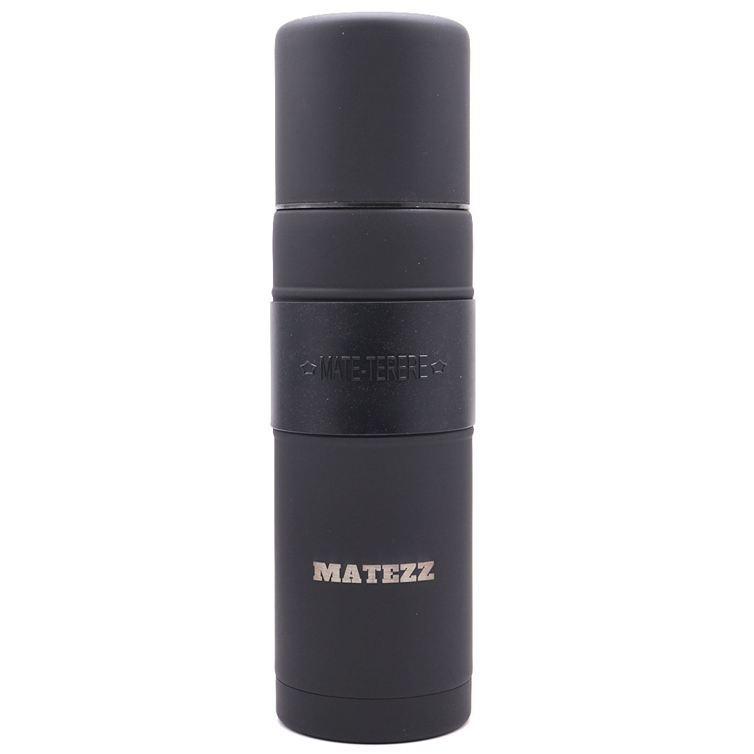 Matézz Termosz (Fekete) – Tök, bombilla és termosz egyben (750 ml)